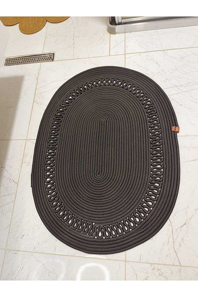 ModaCardin Jute Patterned Gift Hooded Bath and Balcony Mat
