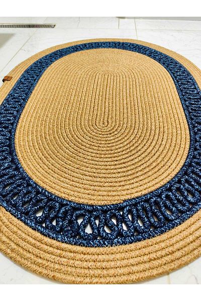 ModaCardin Jute Patterned Gift Hooded Bath and Balcony Mat