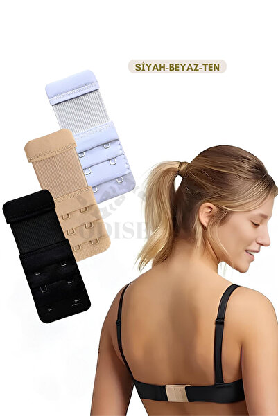 ODISE 3 bucăți elastic 3x2 cu cârlige atașament extensie sutien