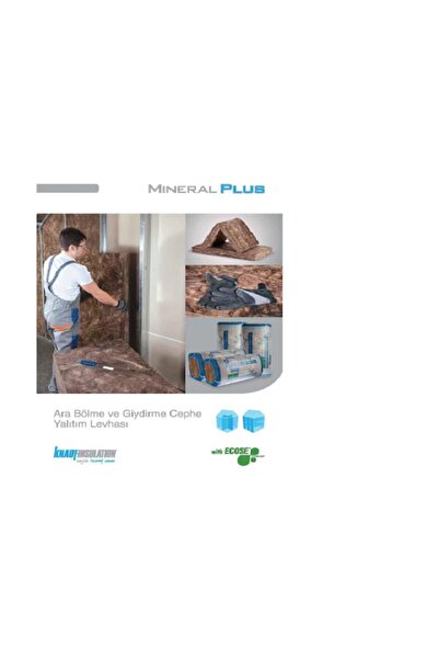 Knauf Mineral Plus Taş Yünü Ara Bölme Yalıtım Levhası 5cm
