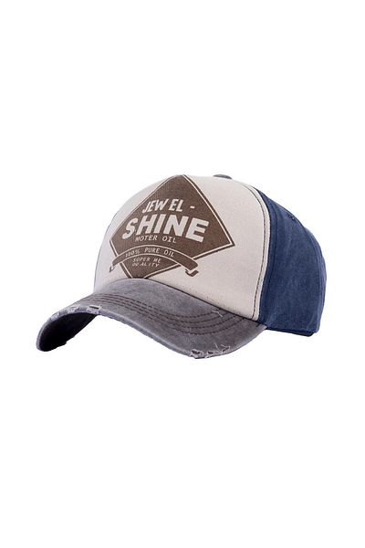 ŞAP ŞİK SOCKS Jewel Shine Baseball Cap Brown Antique