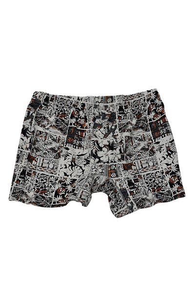 İki Yıldız Men's lycra Boxers - Printed, BGL-ST03866