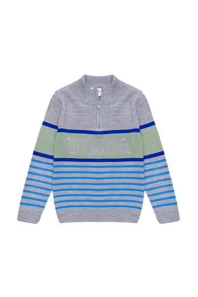 U.S. Polo Assn. Boy's Zippered Sweater