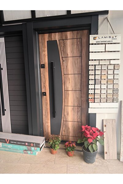 SEKA KAPI ÇELİK KAPI Sağ doğal ahşap