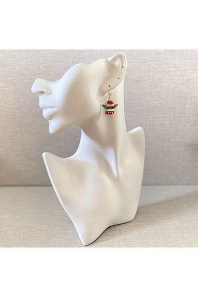 KARYA Baby Yoda Christmas Earrings