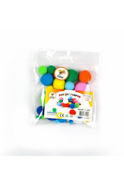 Lino 40pcs Mixed Pompom - Rbz-2006mix Model