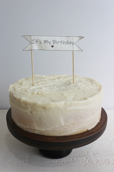 bymila PASTA SÜSÜ-DOĞUM GÜNÜ SÜSÜ-IT' MY HAPPY BIRTHDAY PASTA SÜSÜ