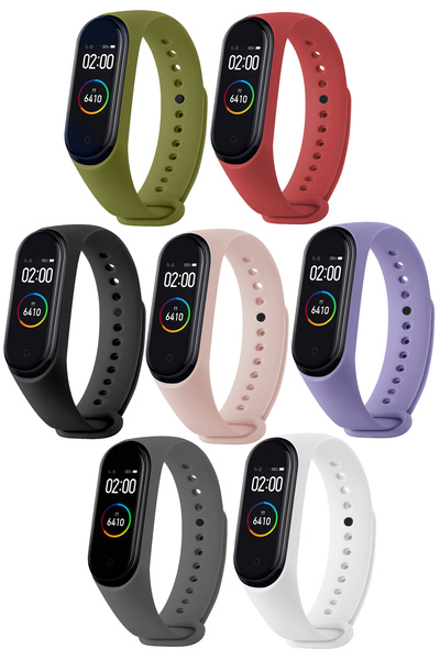 HOFFICE Xiaomi Mi Band 3 / Mi Band 4 Uyumlu Silikon Kordon Seti