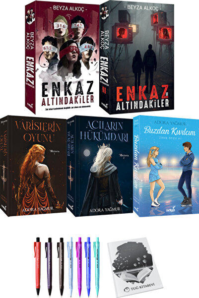 İndigo Kitap Enkaz Altındakiler 2li Set Beyza Alkoç ve Varislerin Oyunu Acıla...