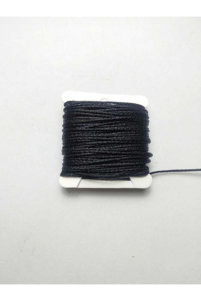 Eskişehir hobi sanat Zift Black Leather Stitching Necklace - 1.0 Mm, 10 Meters Waxed String Saddle, Bead Jewelry Design Bracelet String
