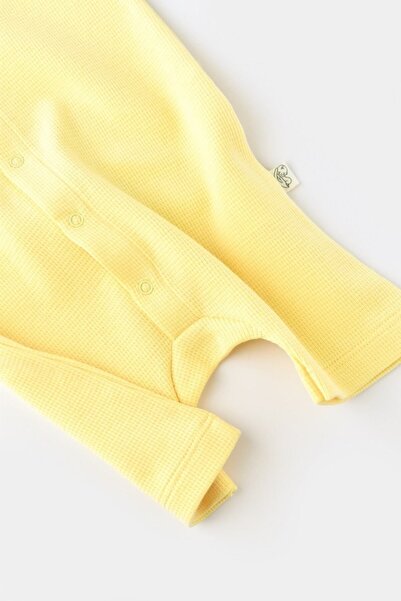 BabyCosy Organic Waffle Strap Jumpsuit