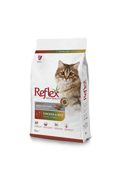 Reflex Tavuklu & Pirinçli Gourmet Renkli Taneli Yetişkin Kedi Maması 2 Kg