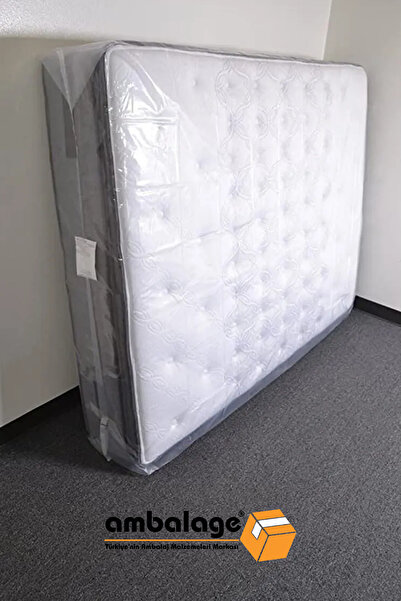 Ambalage Ultra Kalın Tek Kişilik Yatak Baza Koruma Naylonu Taşıma Taşınma Saklama Poşeti Ambalaj Kılıfı