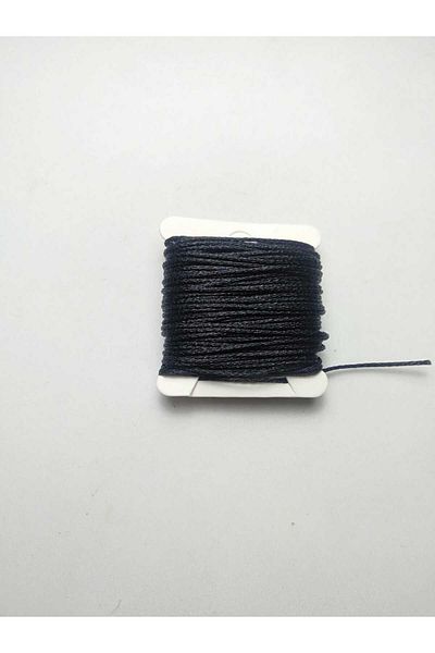 Eskişehir hobi sanat Zift Black Leather Stitching Necklace - 1.0 Mm, 10 Meters Waxed String Saddle, Bead Jewelry Design Bracelet String