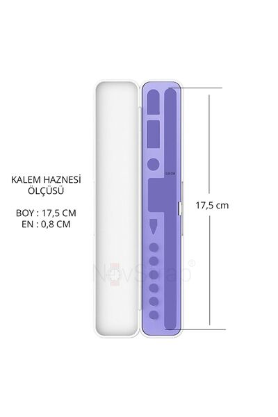 NovStrap صندوق حماية لقلم الكمبيوتر اللوحي متوافق مع جميع أقلام العلامات التجارية Apple Pencil 1/2/usb C/pro