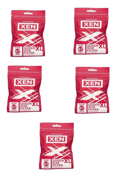 XEN Queen Size Tutun Filtresi Sigara Sünger Ağızlık 6.7 Mm 5 Paket