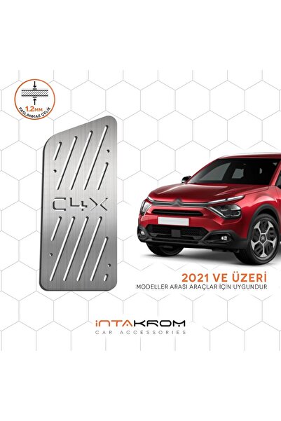 İntachrom Citroen C4X Krom Ayak Dinlendirme Pedalı 2021 ve Üzeri