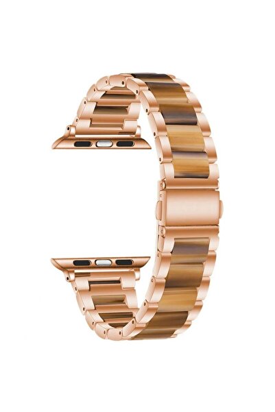 Quse Apple Watch 41mm/40mm/38mm & Series 10/11 42mm ile Uyumlu Seramik Metal ...