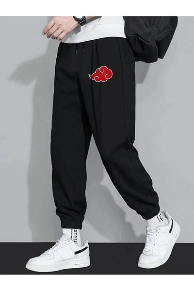 DAXİS Sportwear Company Φούτερ Jogger Unisex Plus Size - Τυπωμένο