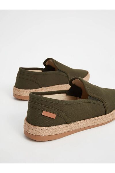 LC Waikiki Men's Shoes - Canvas Fabric, Wicker Rope Sole