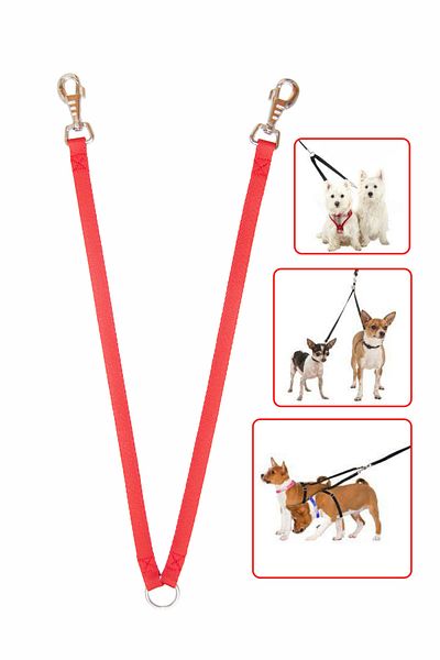 Patibu Double Dog Walking Leash Double Walking Leash