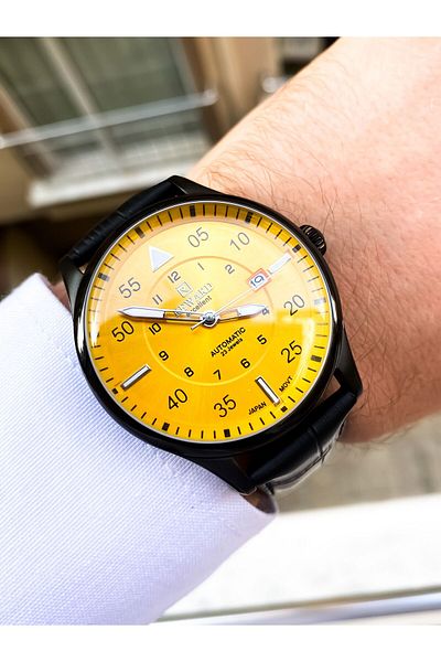 Reward Men's Automatic Wristwatch and Bracelet Gift
