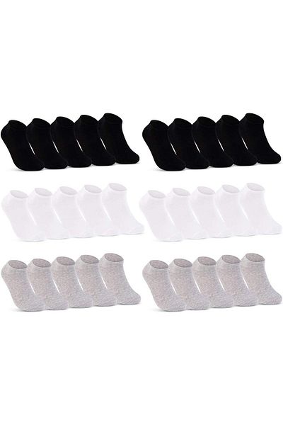 SOCKSHION Памучни ботуши Чорапи с дължина до глезена 30 чифта