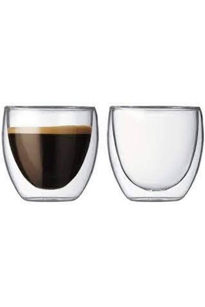 çerçi Carat 220 ml Thin Glass Cup - Double Sided Borosilicate 2 Pack