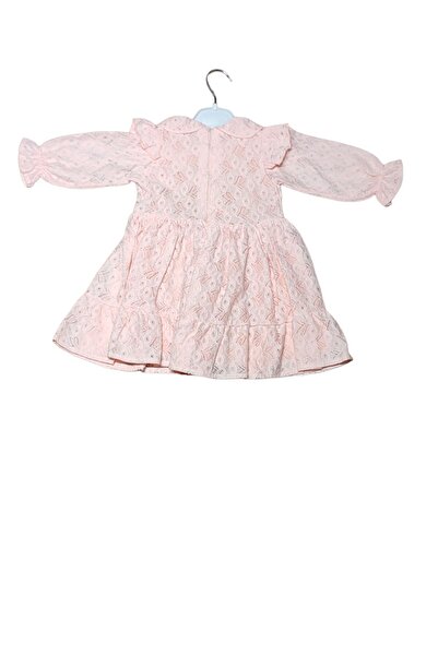 Mininaf PAMUK DANTELLİ KİZ ÇOÇUK ASTARLİ ELBİSA