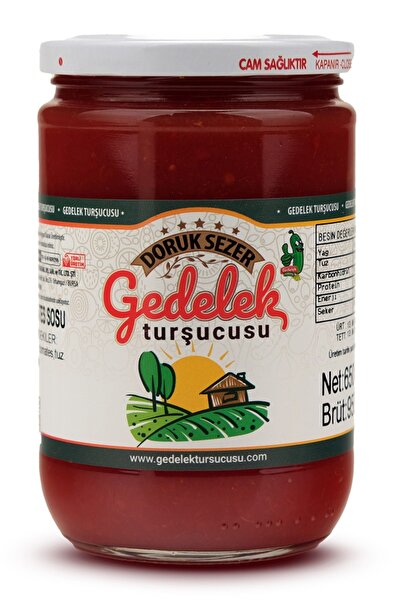 MEHMET SEZER TURŞULARI Domates Sosu Kavanoz 650 gram