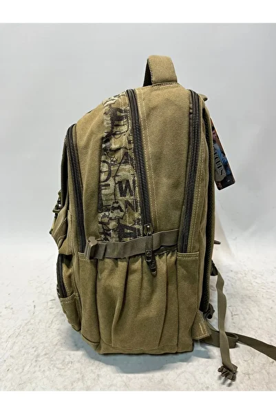 Sidiva Saint Eagle Canvas 50 L Beige Daily School Travel Mountaineer Backpack