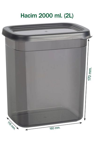 Markayolu 3 Labeled Dishwasher Salt and Colored-White Detergent Storage Container 2 Liters
