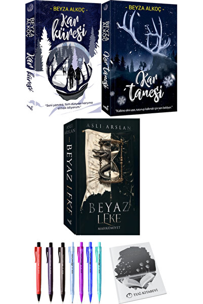 İndigo Kitap Kar Küresi Kar Tanesi Beyza Alkoç ve Beyaz Leke Mahkumiyet Aslı ...