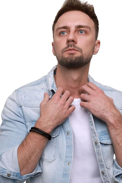 Heideman Herrenarmband Lederarmband Hanno casual