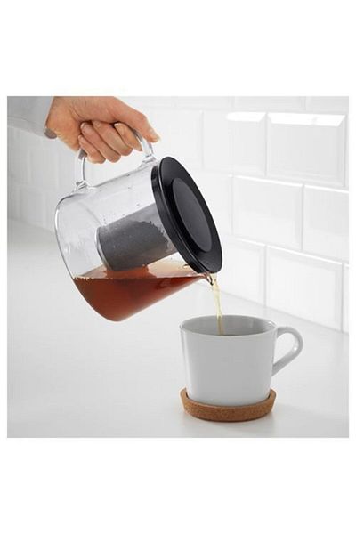 IKEA Rıklıg 1.5 Lt Teapot Teapot Heat Resistant Glass