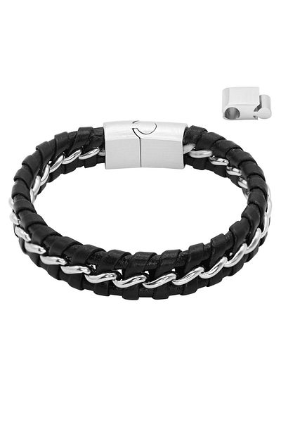 Heideman Herrenarmband Lederarmband Laurin casual