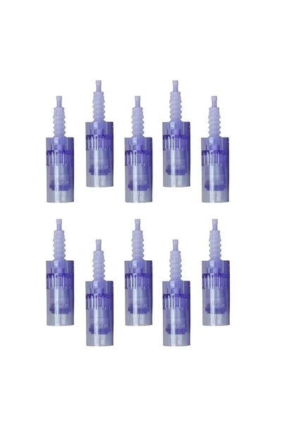 Fougera 10 Pieces 36 Pin Dermapen A6 and A1 Needle Original Dermapen Needle Cartridge with Blue Socket