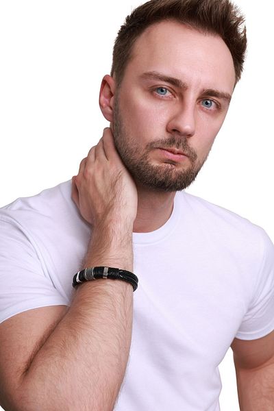Heideman Herrenarmband Lederarmband Kian casual