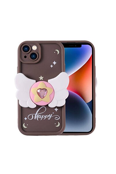 Vipfoni iPhone 13 Kılıf Kamera Korumalı Figür Tasarımlı Kapya Kapak