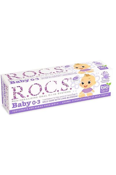 Rocs Kids Rocs Baby Linden Extract Toothpaste (0-3 years)