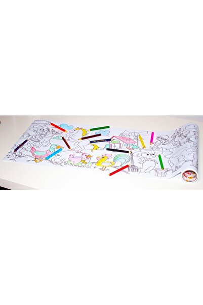Paste Notes Yapışkanlı Boyama Desenli Rulo 29 Cm / 3 Metre