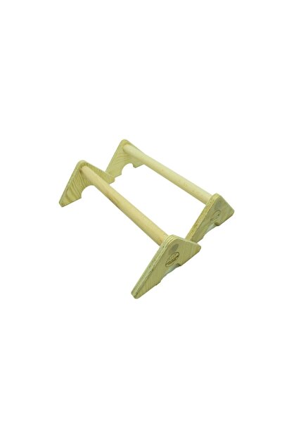 ATÖLYE HOBİ TASARIM 40 Cm Ahşap Şınav Barı - Paralel Bar - Pilates - Armut Bar
