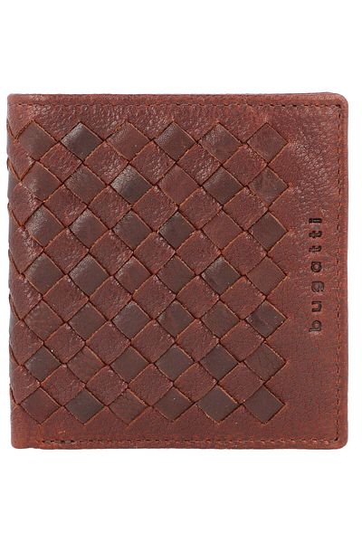 BUGATTI Woven wallet leather 11 cm