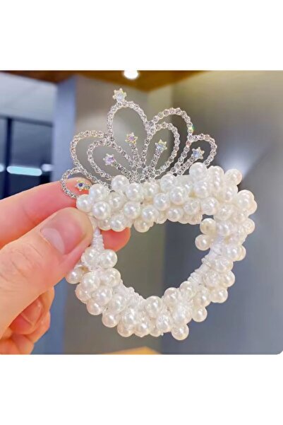 Vipfoni İncili Taşlı Lotus Lastik Toka 2 Adet