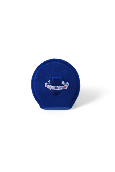 Hedea عقدة خاتم نسائية فضية اللون