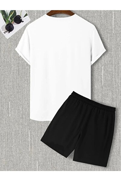 DAXİS Sportwear Company Eagle Printed Men's Shorts Set