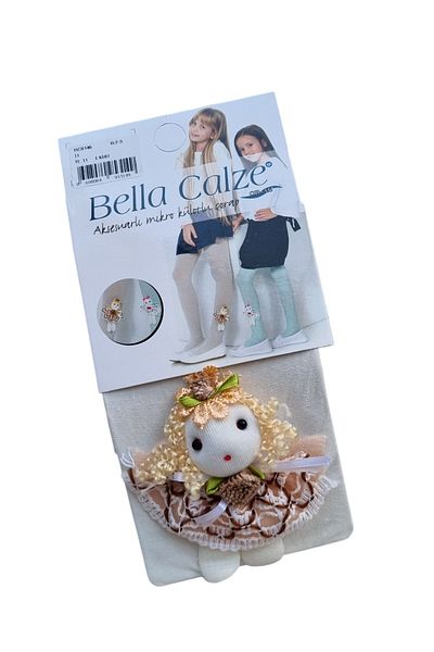 Bella Calze Girl's Thin Pantyhose with Accessories
