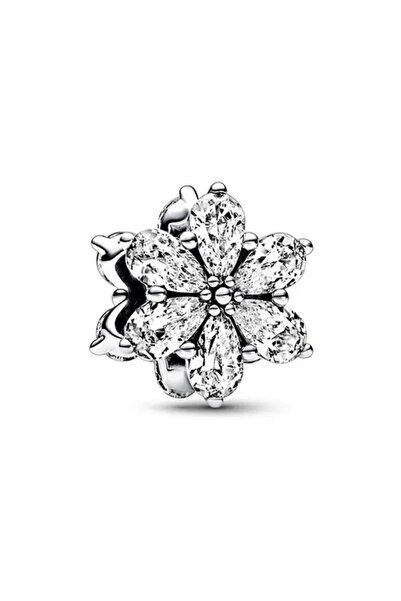 Lux Design Gümüş Işıltılı Herbaryum Charm