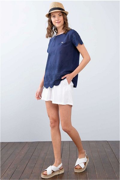 U.S. Polo Assn. Pantaloni scurți albi pentru femei