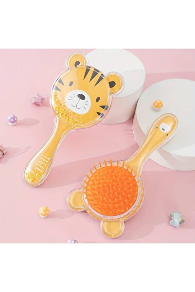 GlassySKY Χαριτωμένη βούρτσα μαλλιών με σχέδιο τίγρης - χτένα (1 τεμάχιο)